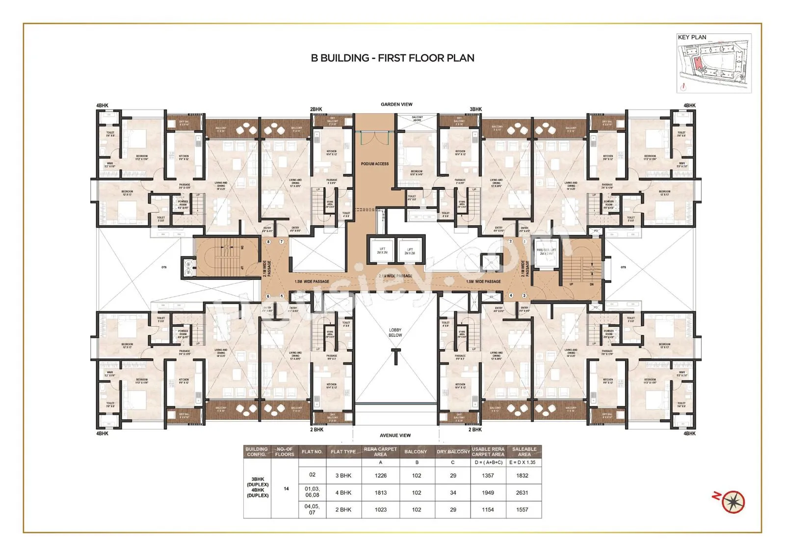 Pride World City Montreal Floor plan 6
